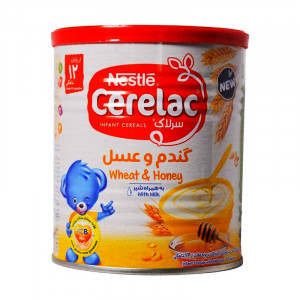 سرلاک گندم و عسل به همراه شیر نستله  ۴۰۰ گرم