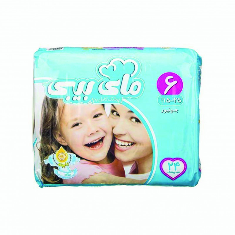 پوشک مای بیبی سایز 6 بسته 24 عددی