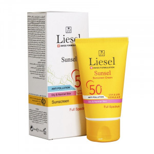 ضد آفتاب سانسل پوست خشک و نرمال +SPF50