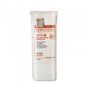 کرم ضد آفتاب بی رنگ SPF50 فاقد چربی سان سلوشن مای 40 میلی لیتر