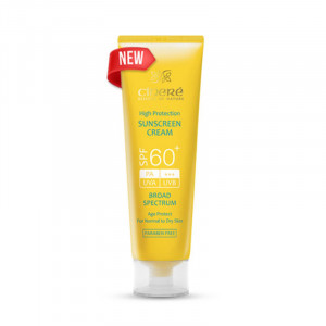 کرم ضد آفتاب SPF60 بدون رنگ پوست معمولی و خشک سینره 50 میلی لیتر