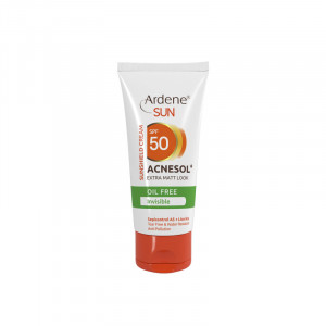 کرم ضد آفتاب بی رنگ فاقد چربی 50 SPF   مدل آکنه سل آردن 50 میل