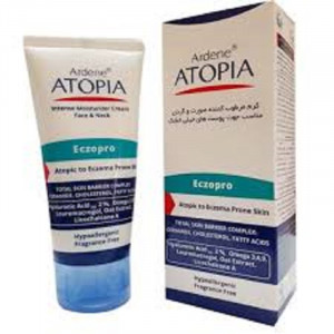 کرم مرطوب کننده صورت و گردن آتوپیا آردن مناسب پوست خیلی خشک50 میلی لیتر