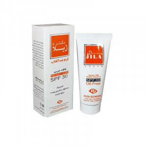 کرم ضد آفتاب بی رنگ SPF30 دکتر ژیلا 65میلی لیتر