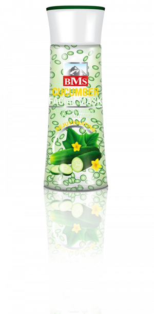 ماسک صورت میوه ای بی ام اس با عصاره خیار حجم 160 گرم