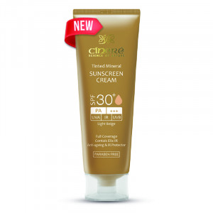 کرم ضد آفتاب رنگی بژ روشن SPF30 سینره