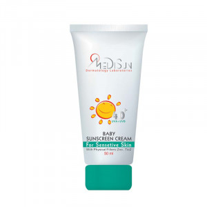کرم ضد آفتاب کودک مدیسان +SPF40 مناسب پوست حساس 50 میلی لیتر