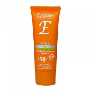 کرم ضد آفتاب رنگی مناسب پوست چرب SPF50 اویدرم