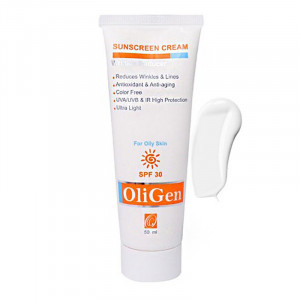 کرم ضدآفتاب پوست چرب الی ژن SPF30 حجم 50 میلی لیتر