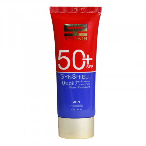 کرم ضد آفتاب SPF50 فاقد چربی آقایان ساین شیلد پوست چرب ساین اسکین 50 میلی لیتر