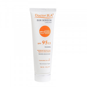 کرم ضدآفتاب بی رنگ SPF 95 دکتر ژیلا