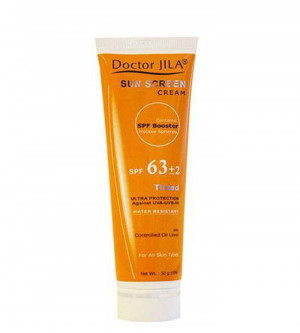 کرم ضدآفتاب رنگی دکتر ژیلا Spf63 حجم 50 میلی لیتر