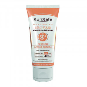 فلوئید ضد آفتاب فیزیکال SPF50 سان سیف