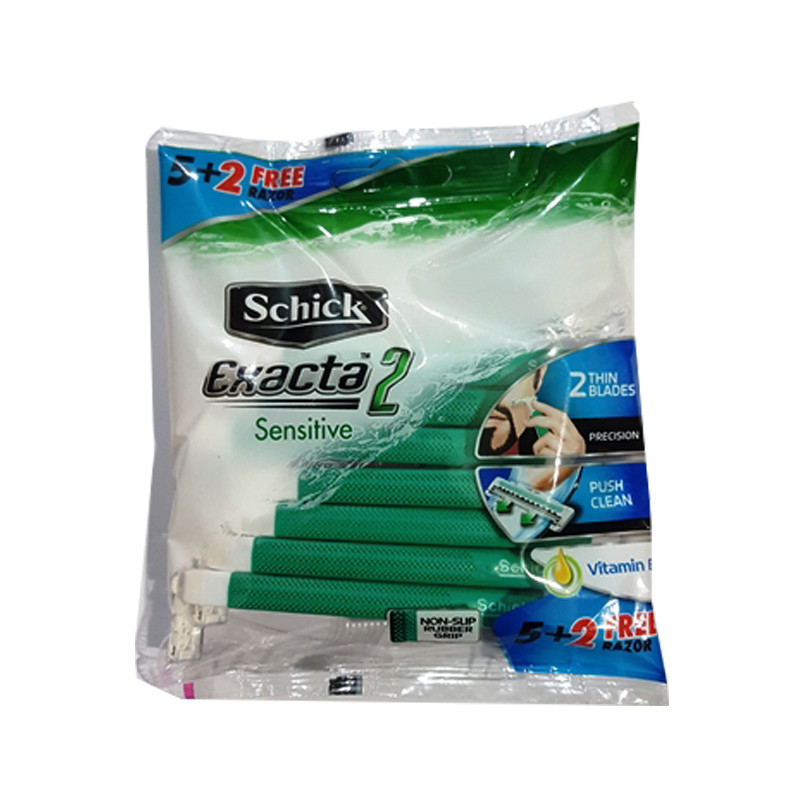 خودتراش اگزکتا 2 شیک مخصوص پوست حساس 2+5 عددی