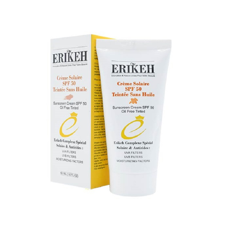 کرم ضد آفتاب رنگی  فاقد چربی اریکه SPF50