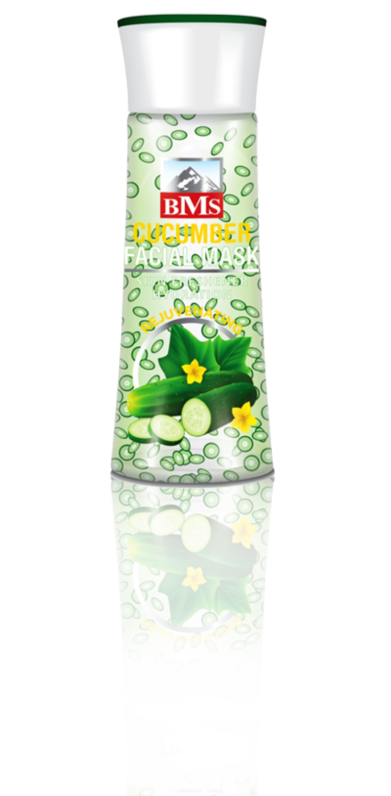 ماسک صورت میوه ای بی ام اس با عصاره خیار حجم 160 گرم