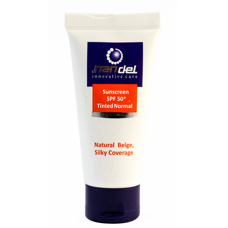 کرم ضد آفتاب نرمال SPF50+ بژ طبیعی ناندل 30 میلی لیتر