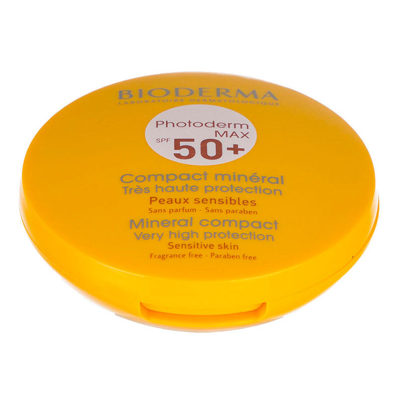 کرم پودر ضد آفتاب رنگ روشن فتودرم مکس کامپکت ⁺SPF50 بایودرما ۱۰ گرم