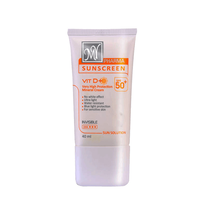 کرم ضد آفتاب بی رنگ SPF50 فاقد چربی سان سلوشن مای 40 میلی لیتر