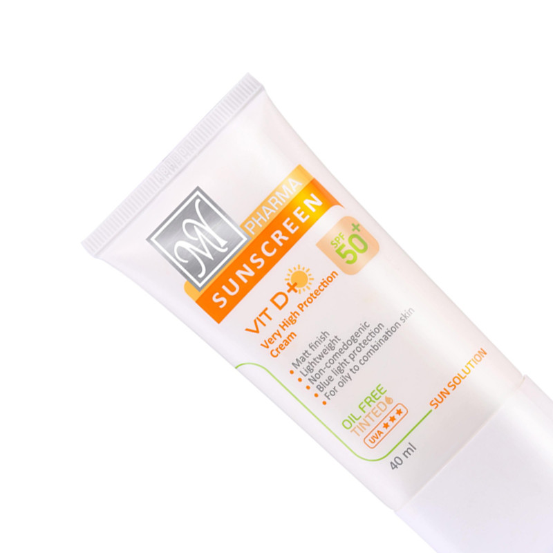 کرم ضد آفتاب رنگی SPF50 فاقد چربی سان سلوشن مای40 میلی لیتر