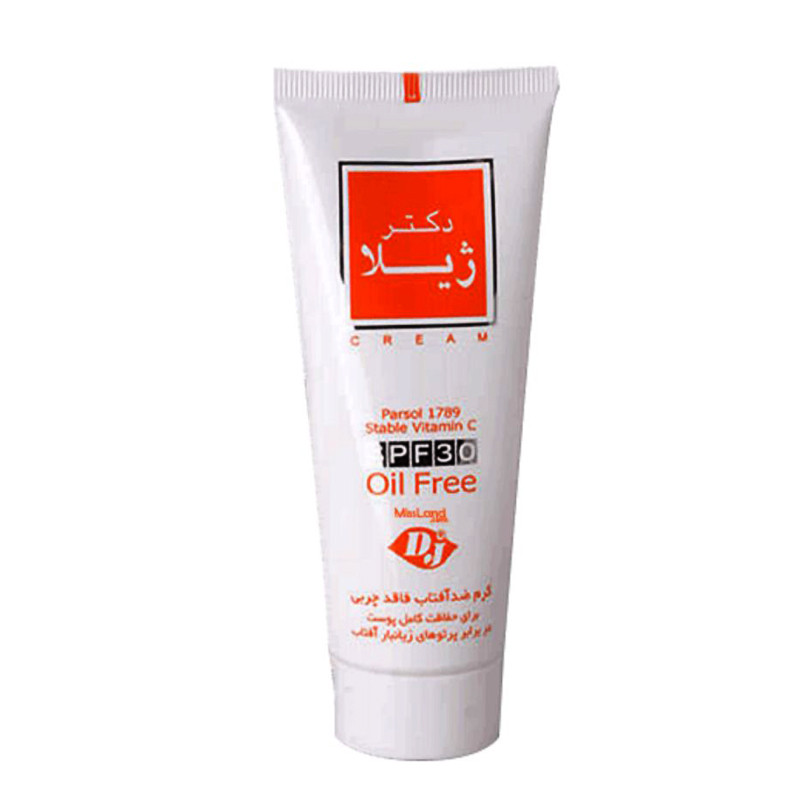 کرم ضد آفتاب بی رنگ SPF30 دکتر ژیلا 65میلی لیتر