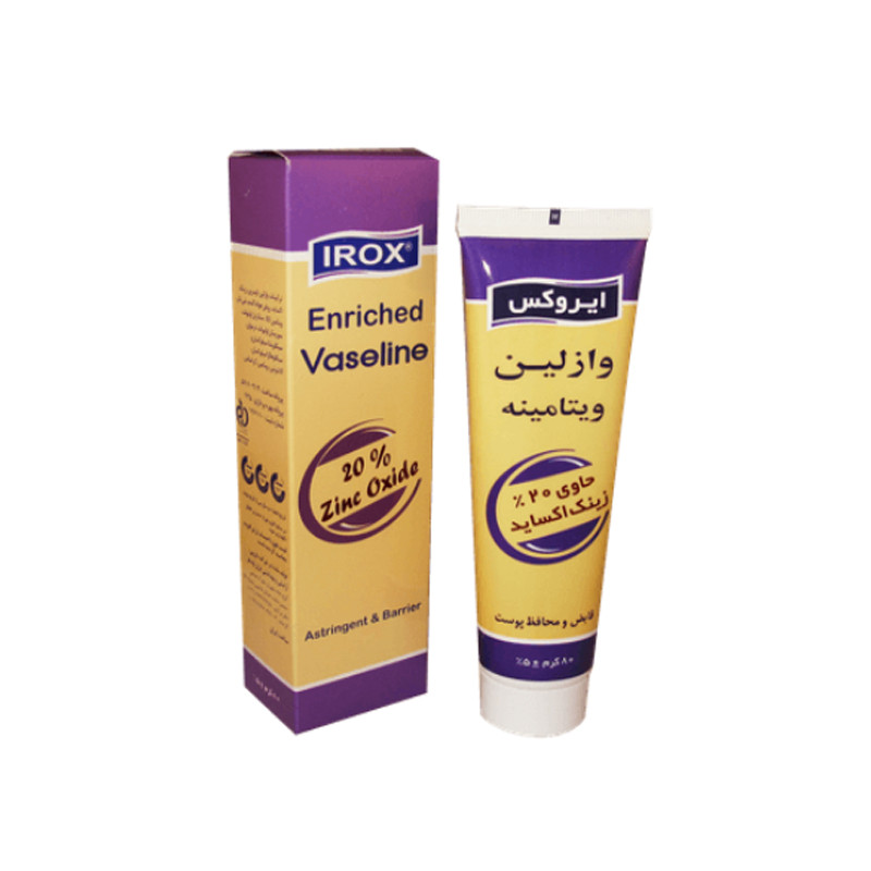 کرم وازلین تیوپی ایروکس 80گرم