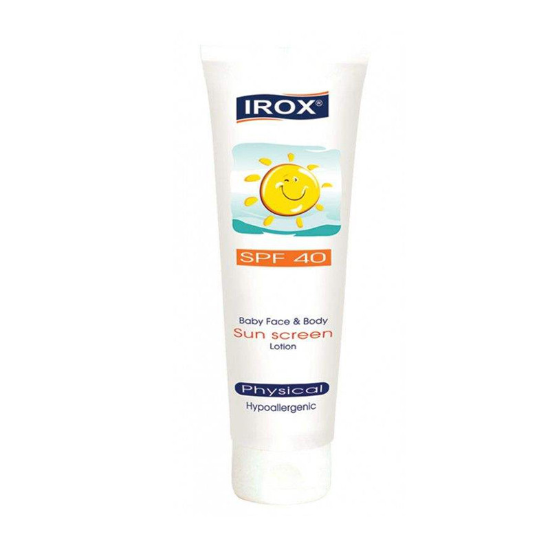 لوسیون ضد آفتاب کودک SPF40 ایروکس 60 میل لیتر