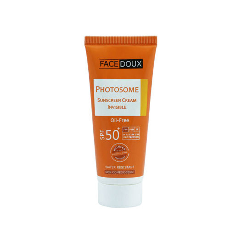 کرم ضد آفتاب بی رنگ  فوتوزومSPF50  فیس دوکس ۴۰ میلی لیتر