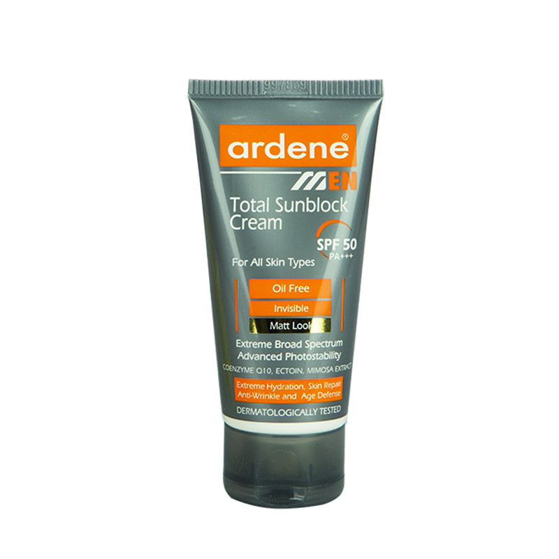 کرم ضد آفتاب چند کاره SPF 50  آقایان آردن