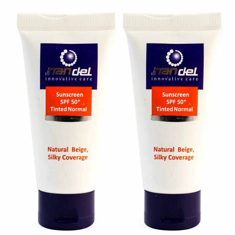 کرم ضد آفتاب نرمال SPF50+ بژ طبیعی ناندل 30 میلی لیتر