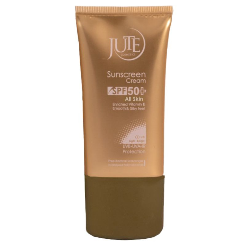 کرم ضد آفتاب رنگی SPF50 مناسب انواع پوست  بژ روشن ژوت