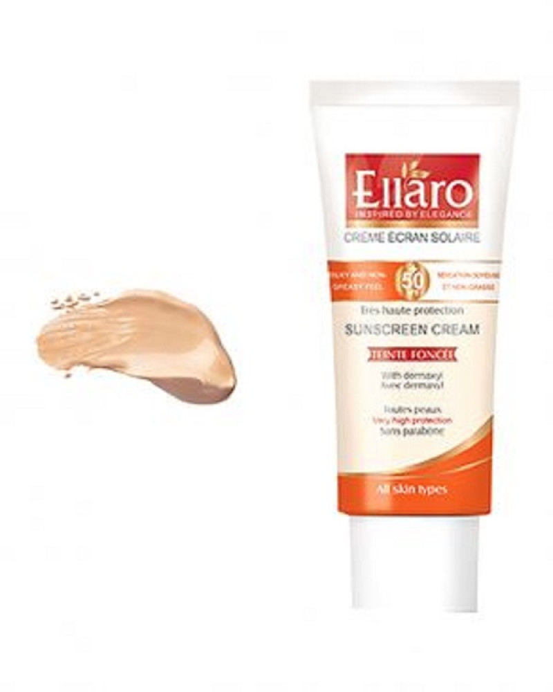 کرم ضد آفتاب انواع پوست بژ طبیعی SPF 50 الارو 50میلی لیتر