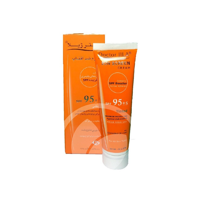 کرم ضد آفتاب رنگی SPF95 دکتر ژیلا