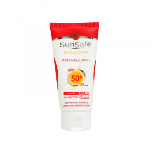 کرم ضد آفتاب و ضد چروک سان سیف SPF50 حجم 50 میل
