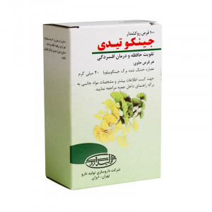 قرص جینکو تیدی 40 میلی گرم تولید دارو