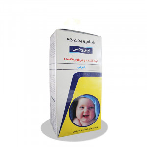شامپو بدن بچه کرم دار نرم و مرطوب کننده ایروکس 200g