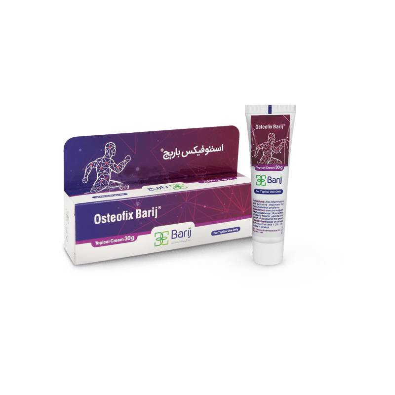 کرم موضعی استئوفیکس باریج اسانس حجم ۳۰ گرم