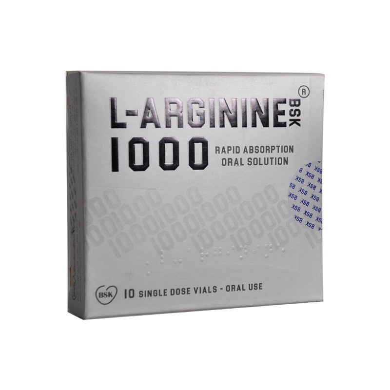 ویال خوراکی ال آرژینین 1000 بی اس کی