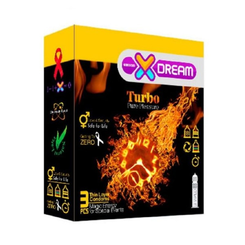 کاندوم ایکس دریم توربو 3 عددی