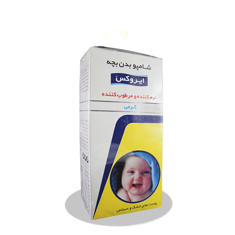 شامپو بدن بچه کرم دار نرم و مرطوب کننده ایروکس 200g