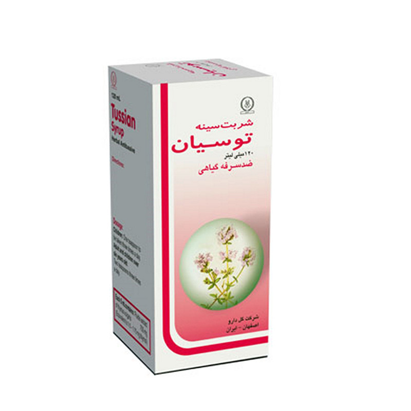 شربت توسیان بزرگسالان گل دارو 120 میلی لیتر