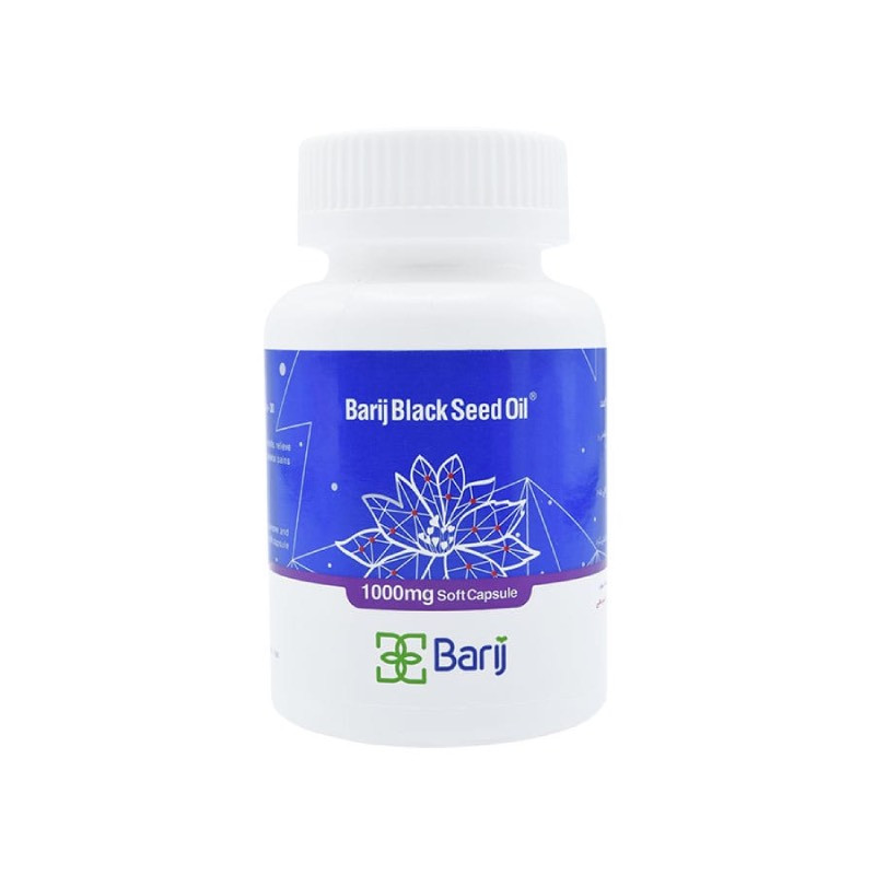 کپسول نرم روغن سیاهدانه 1000 میلی گرم باریج اسانس 30 عددی