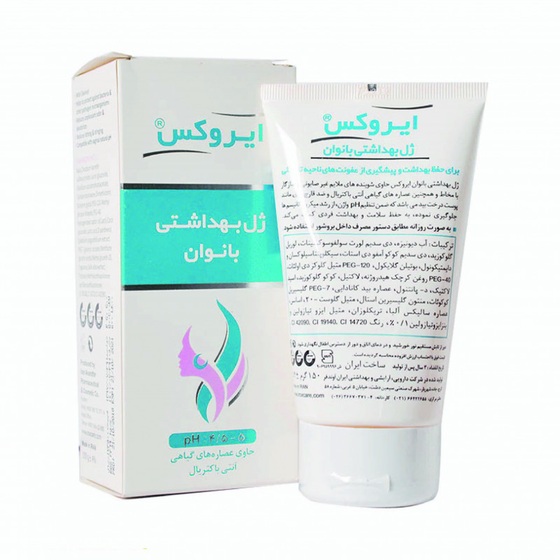 ژل بهداشتی آنتی‎ باکتریال بانوان ایروکس