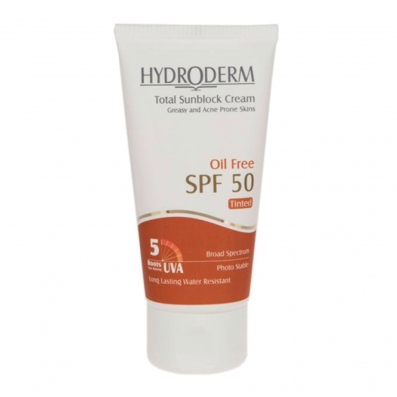 ضد آفتاب رنگی فاقد چربی هیدرودرم SPF50