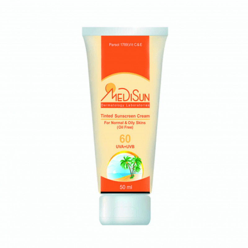 کرم ضدآفتاب SPF 60 رنگی مدیسان