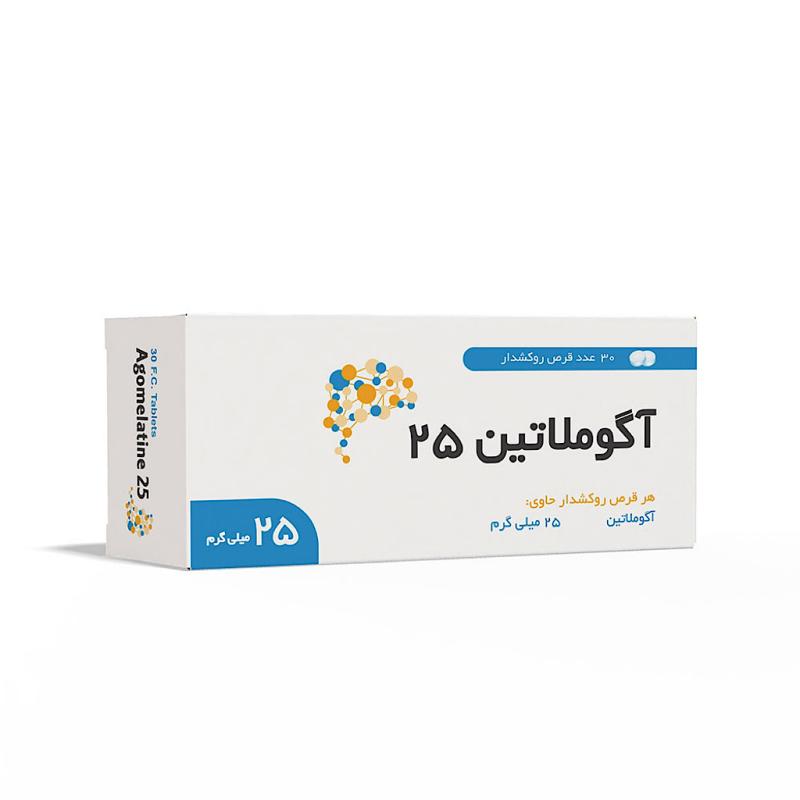 قرص آگوملاتین 25‌ میلی گرم 30 عدد