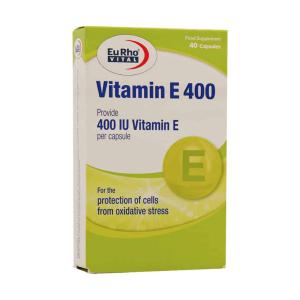 سافت ژل ویتامین E 400 واحدی یوروویتال